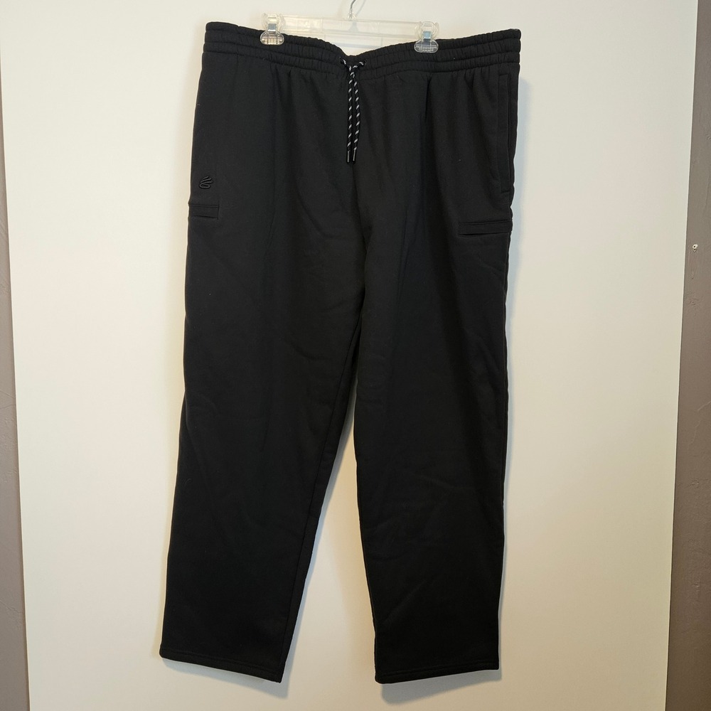 Under Armour Fleece Sweatpants 3XLT Black Tall Joggers Thick Drawstring Curry